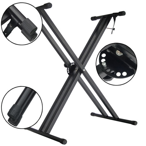 加粗电子琴架子支架可折叠61键X通用型合成器古筝88键电钢架家用