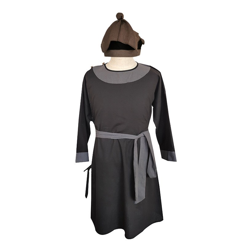 武大郎小矮人古代平民百姓店小二服装老粗布衫地皮流氓难民乞丐服