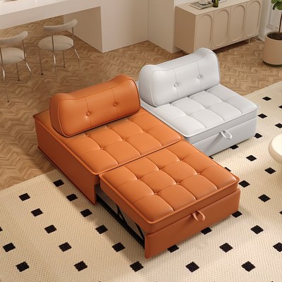 2024新款两用可折叠沙发床客厅小户型网红抽拉伸缩多功能单人沙发