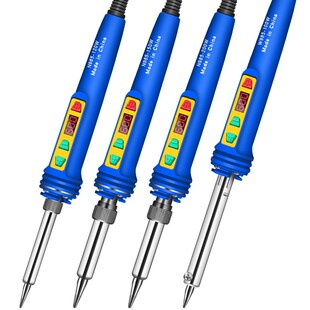 美欧110V电烙铁数显家用数字可调温烙铁电焊笔焊锡枪大功率焊接