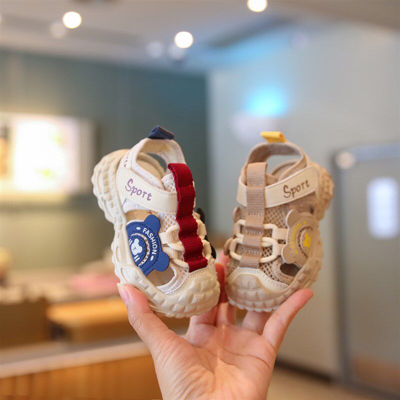 1一3岁小童鞋凉鞋夏季宝宝学步机能鞋婴儿透气鞋子女宝网鞋男宝鞋