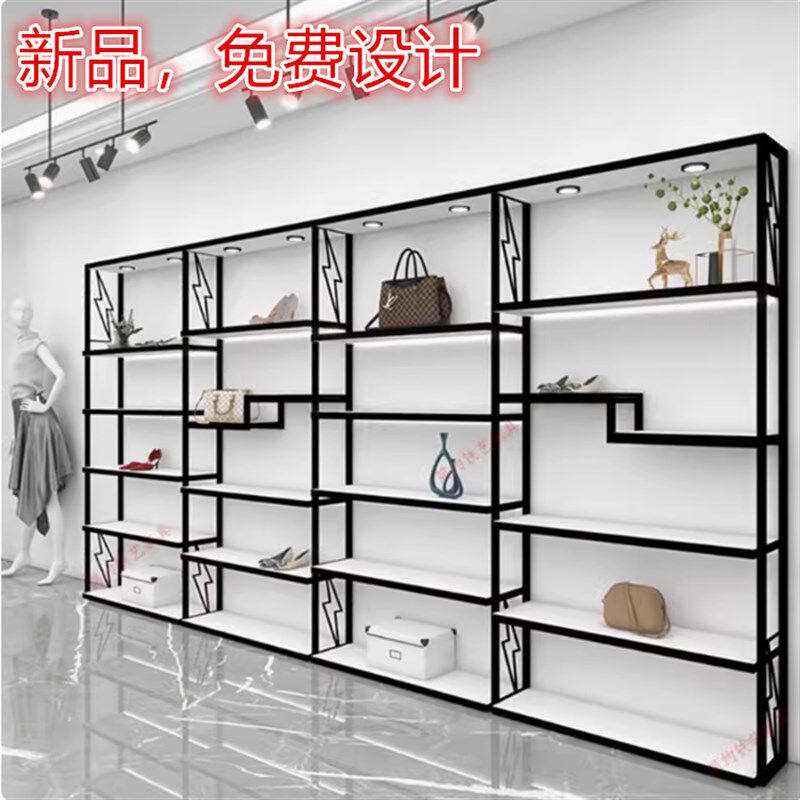 商场鞋店货架展示架童鞋店鞋架货柜放鞋盒鞋货架落地式男女鞋架子