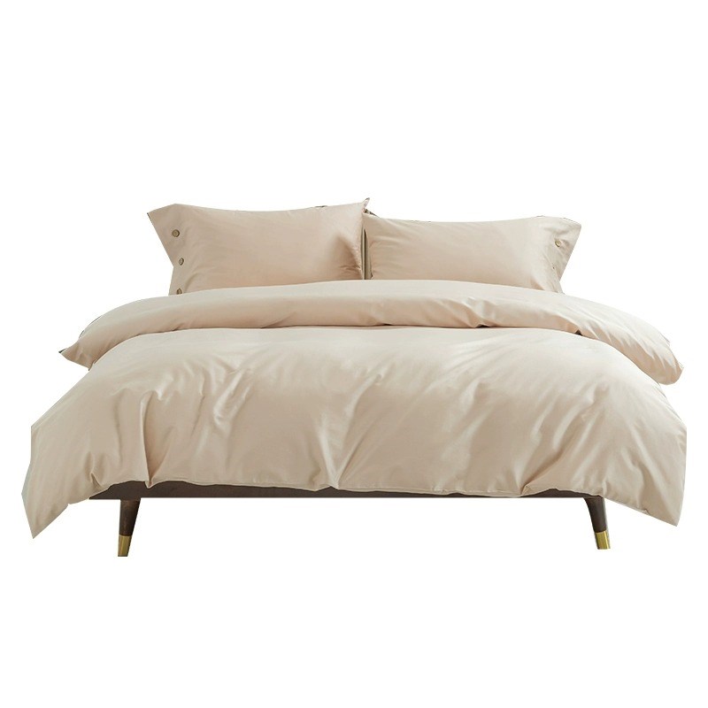 100支长绒棉被套单件纯棉150x200cm全棉纯色单人被罩200x230定制