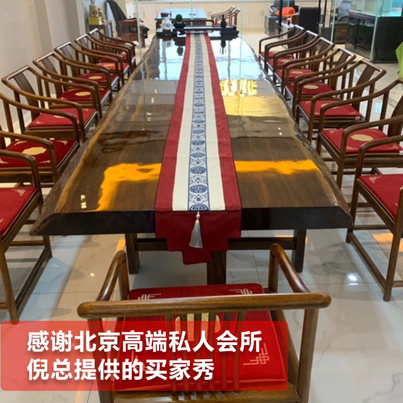 新中式红木椅子沙发坐垫中式实木太师椅餐椅圈椅垫子座垫茶椅坐垫