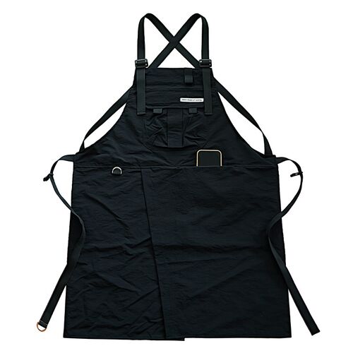 理发师围裙防水工装咖啡师奶茶店个性美甲美发店工作服定制印logo
