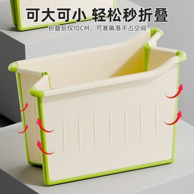 儿童泡澡桶冬天宝宝洗澡桶可折叠3到6到12岁浴桶家用可坐洗澡盆