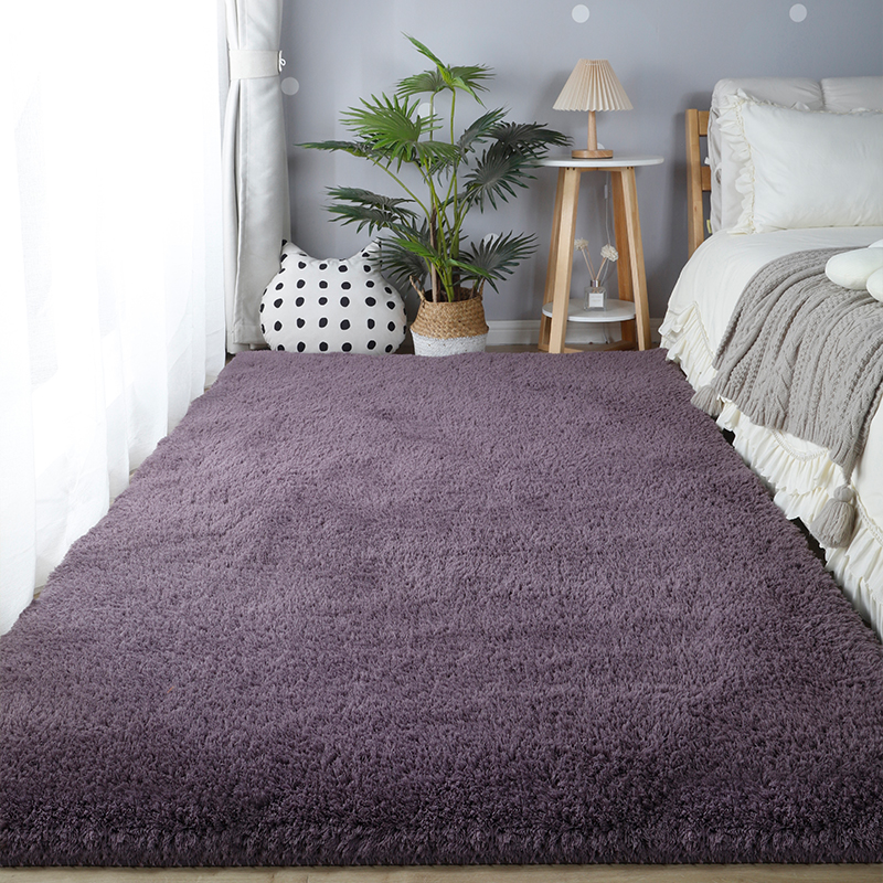 地毯羊羔绒主卧床边垫少女房间加厚毛毯地垫全铺床前床下脚垫定制