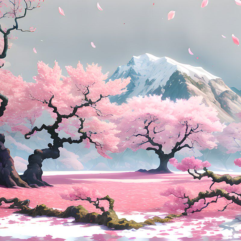 动漫风鱼缸背景贴画小型鱼缸造景壁纸精美贴画展示金鱼鱼缸背景图