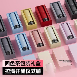 nicoh M01电动磨豆机便携咖啡豆研磨机小型家用手磨咖啡机磨豆器