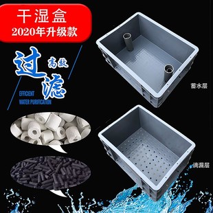 周转箱上置滴滤过滤盒单层打孔干湿分离沼泽滴流沉淀仓升级用配件