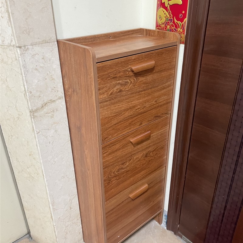 门外超薄鞋柜楼道电梯口小型40宽迷你窄45厘米50cm长薄款门口家用