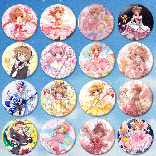 魔卡少女樱知世吧唧徽章58mm挂件