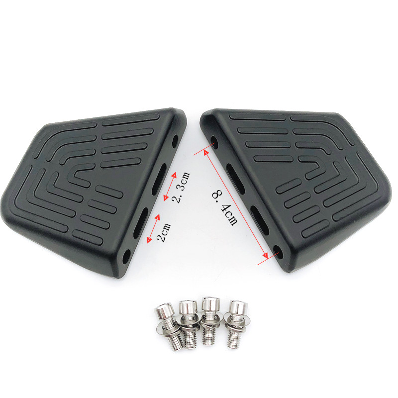 适用电动车九c号新C40lite/c65lite/c90改装后座脚踏板搁脚踩脚蹬