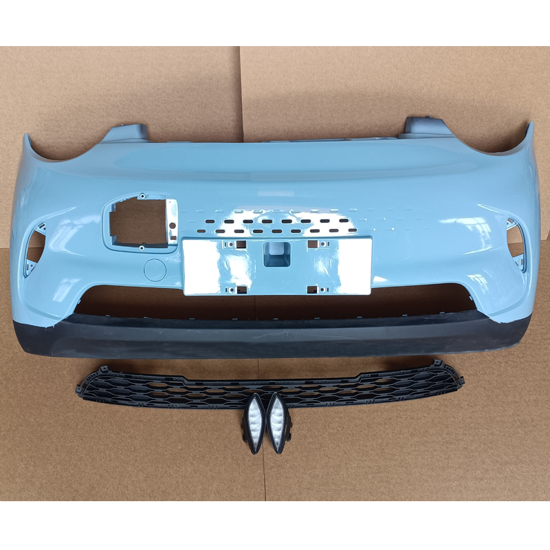 金彭吉麦凌宝BOX新能源汽车前保险杠前脸前杠 亮条 防雾灯 下中网