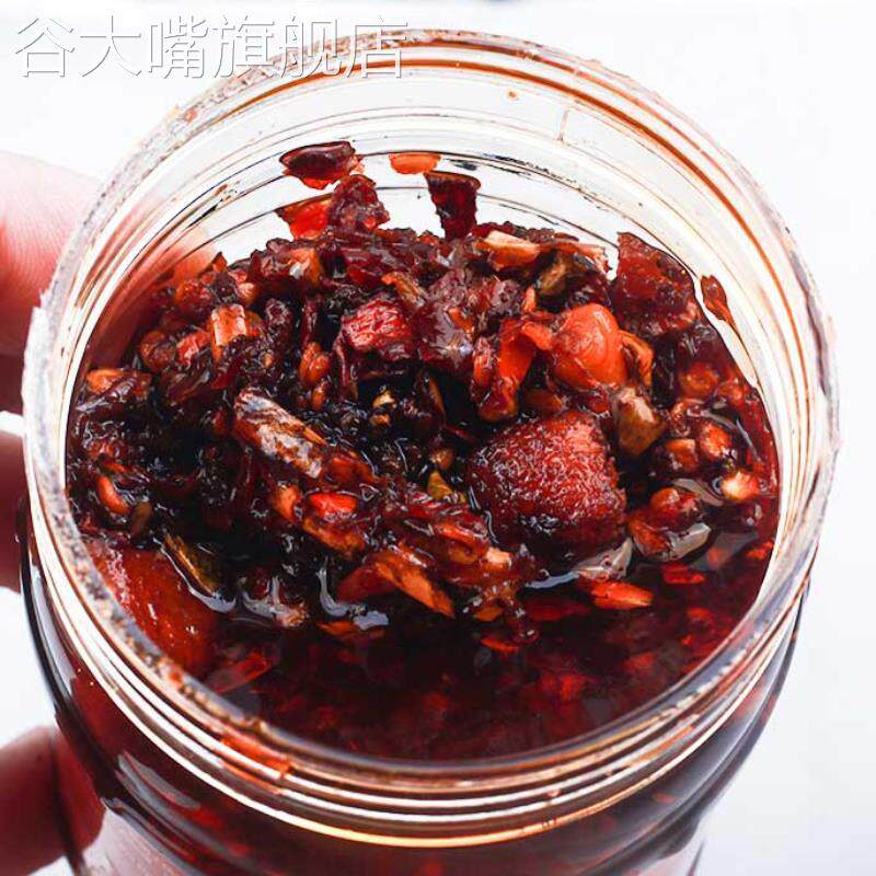 贵州正宗脆哨油辣椒猪肉特色油泼辣子香辣下饭菜贵阳特产旗舰店