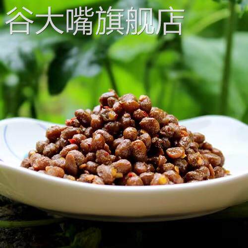 5袋装湖北荆州特产刘派楼风味豆豉腊八豆下饭菜 炒肉香 开袋即食