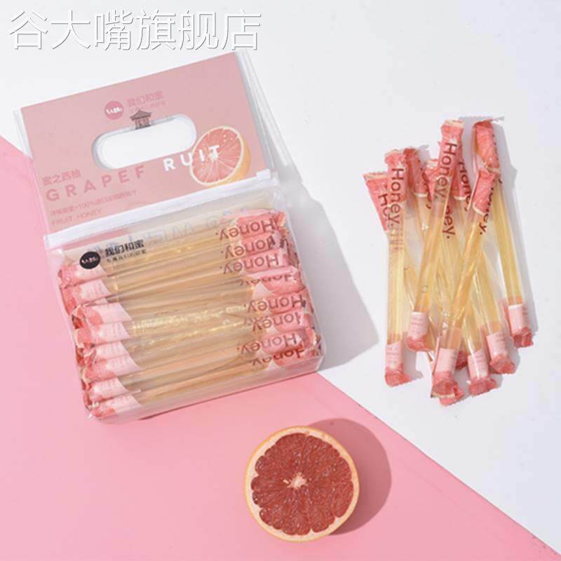 我们和蜜水果蜂蜜吸管便携蜂蜜自带搅拌棒吸管果汁蜜冲泡饮品营养