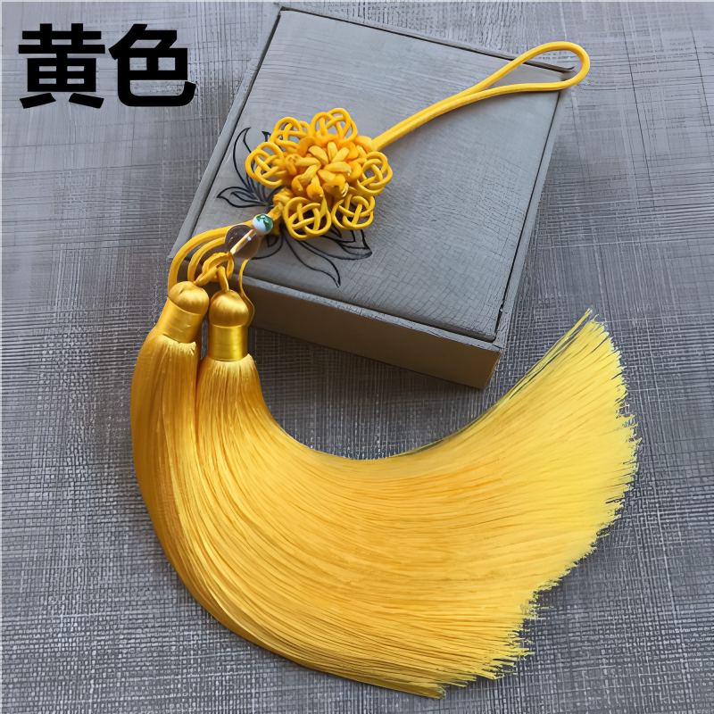 剑穗太极剑穗长短武术剑穗比赛专用不缠手高档冰丝比赛剑须剑坠