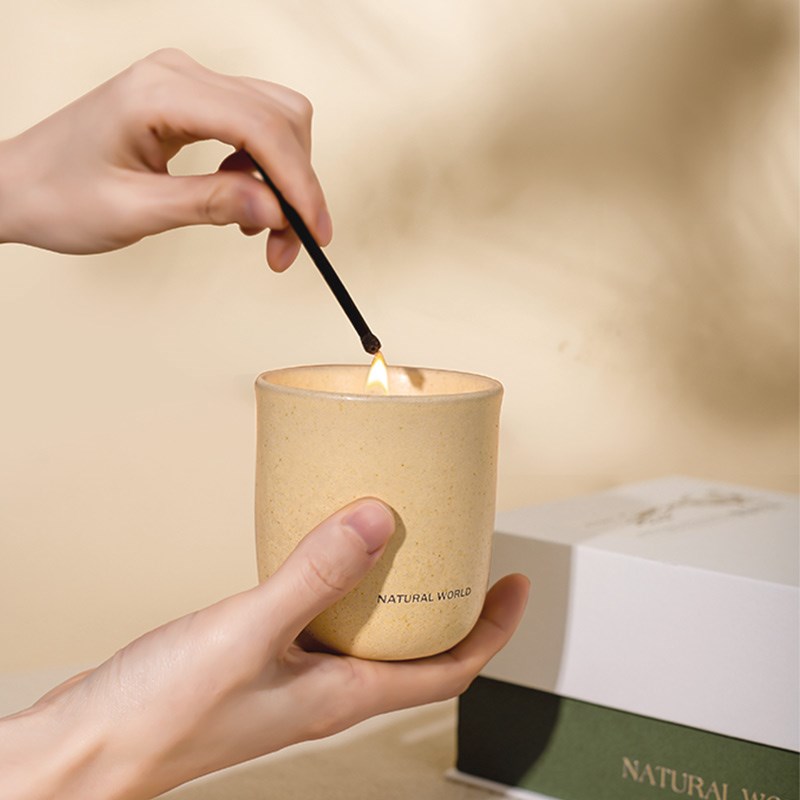 南窗物见d雪系列东方植物香薰蜡烛雪卧兰枝荒北雪暴松炉点雪150