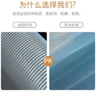 魔术贴防蚊门帘家用加密磁性自吸纱门蚊帐磁铁对吸防蝇纱窗帘 夏季