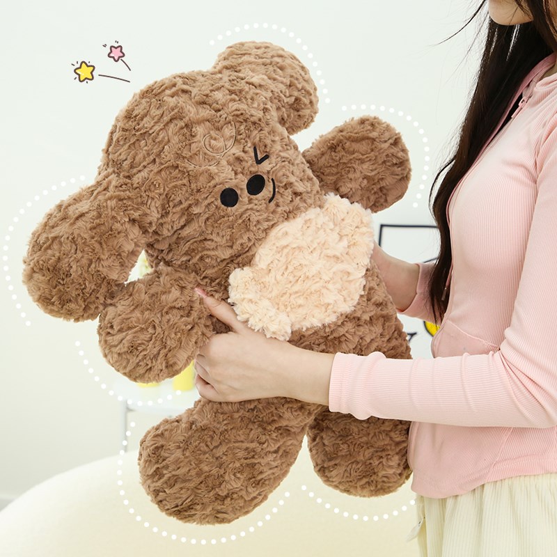 糖果小狗欢乐歪狗玩偶抱枕女生睡觉抱趴睡可爱毛绒公仔女生礼物