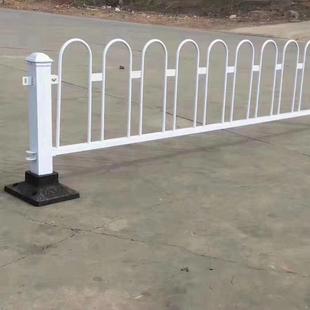 京式道路护栏市政道路护栏城市公路交通人行道隔离栏防撞护栏蓝白
