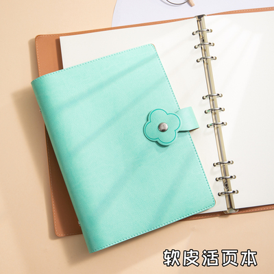 a5加厚软皮活页笔记本子