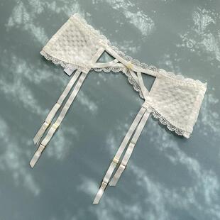 性感蕾丝吊袜带镂空透视腰封腿环丝袜止滑袜夹丝袜吊带扣夹lolita