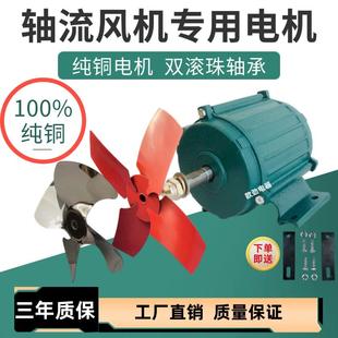 轴流式风机电机220v380v工业排气扇专用马达大功率厨房排烟通风机