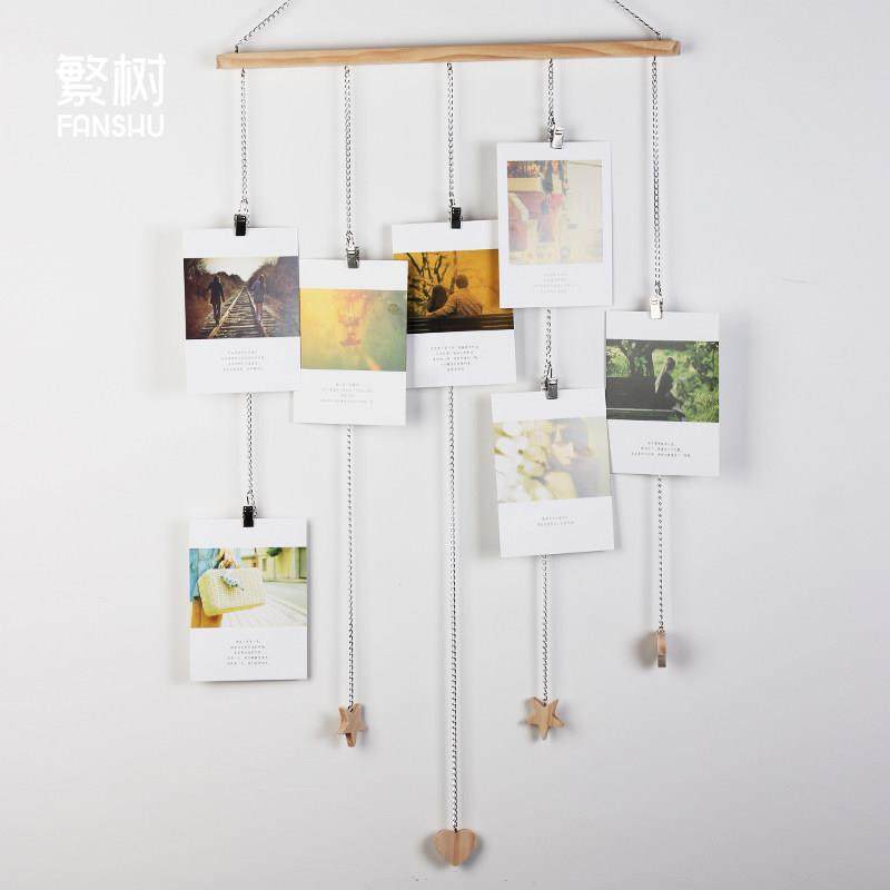 ins创意照片墙 装饰相框墙挂墙组合免打孔铁链北欧风网红房间布置,家居饰品,照片墙,淘宝优惠券,粉丝福利购,淘宝优惠卷