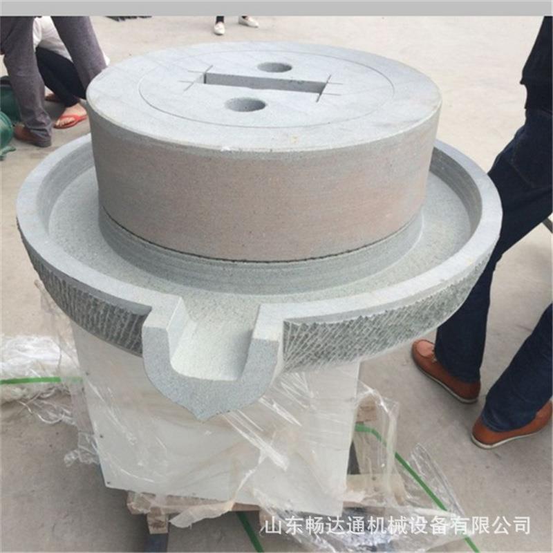 杂粮面粉石磨机小型电动石磨香油机商用电动豆腐豆浆磨浆机