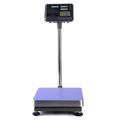 150KG电子台秤小票打印计价电子台秤40*50不绣钢打印电子台秤