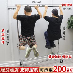 服装店挂衣架龙门架不锈钢落地架衣服货架展示架伸缩陈列架子新品