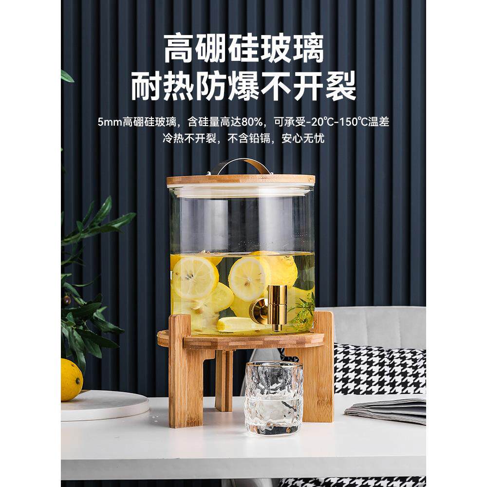 商用自助餐厅果汁桶带龙头饮料机酒店早餐冷饮牛奶壶咖啡鼎耐高温