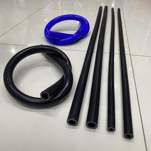 汽车改装 废气管加厚真空管 硅胶米管涡轮增压管黑色 耐高温夹布管