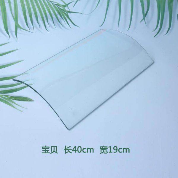 老式沟瓦钢化玻璃亮瓦采光板阳光棚加长瓦仿古小青瓦弧形瓦片屋顶