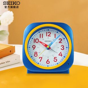 2024年新款SEIKO精工贪睡闹铃感光夜灯桌面小闹钟摆件电子钟时间