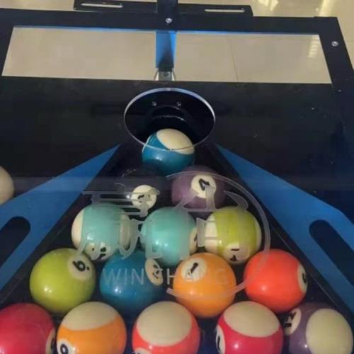 台球厅自动锁球器无人值守自助台球用品集球器锁中式黑八静音无伤