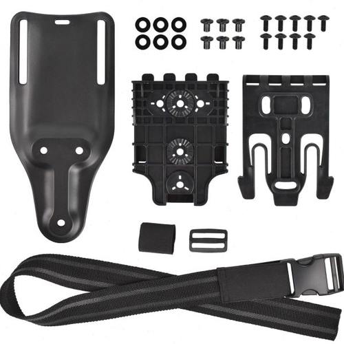 户外野战下沉板腰套快拔套转接挂载板低腰穿腰带战术装备通用配件