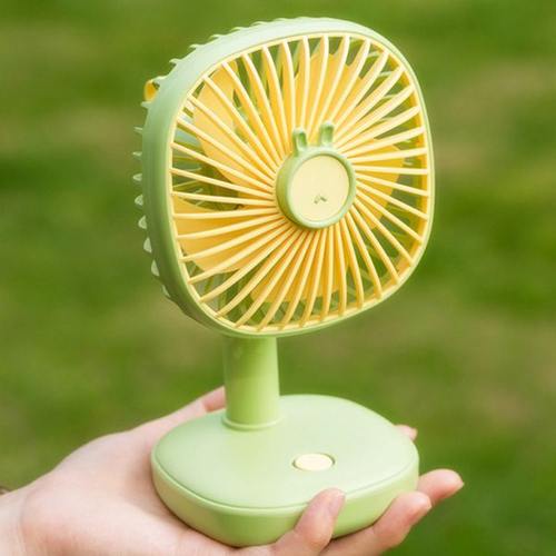 桌面风扇家用小型宿舍电风扇办公室桌上台式usb充电迷你充电款