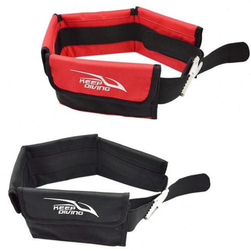 潜水配重带 水肺装备铅块潜水腰带 口袋式负重带 快卸扣卡扣