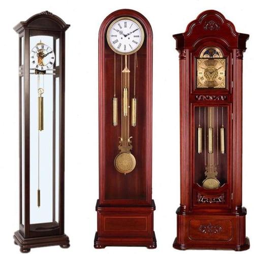 时利恒落地钟实木欧式古典机械座钟德国机芯报时立钟复古铜座钟