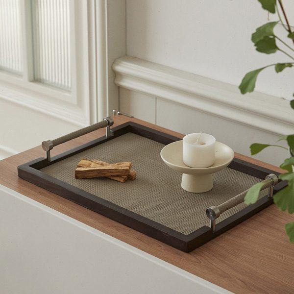 法式复古托盘摆件轻奢高档玄关收纳精致酒店浴室香薰蜡烛置物盘,家居饰品,香薰托盘,淘宝优惠券,粉丝福利购,淘宝优惠卷