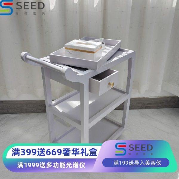 美容院实木手推工具车美容仪器多功能收纳车仪器美容院专用小推车,收纳整理,家用收纳手推车,淘宝优惠券,粉丝福利购,淘宝优惠卷
