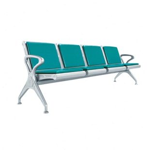 臻远 ZY-ST-JC23 绿色皮质排椅四人位 2305*675*800