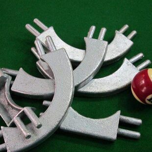 台球桌铁口台球桌袋口台球桌角弯台球配件台球桌洞口双叉铁口