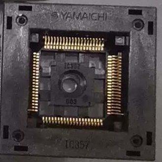 IC357-0804-003编程座/测试座/烧写座YAMAICHI 0.65MM QFP80