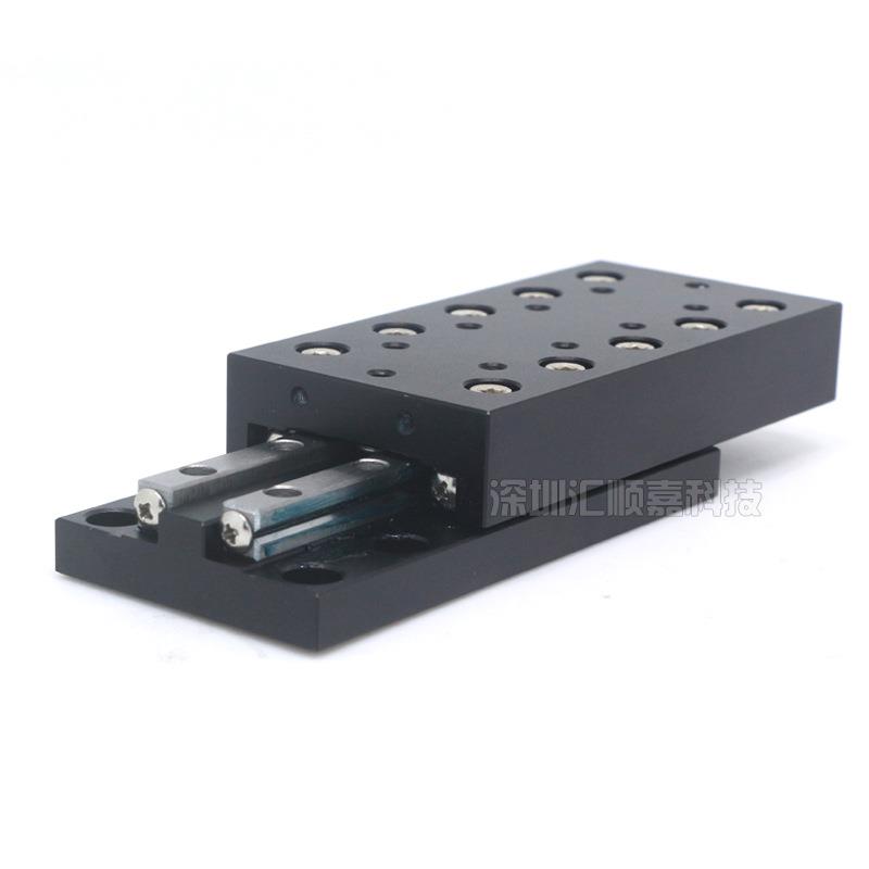 X轴手动滑台位移台VRU2-80型80*40精密工作台光学实验微型平移台