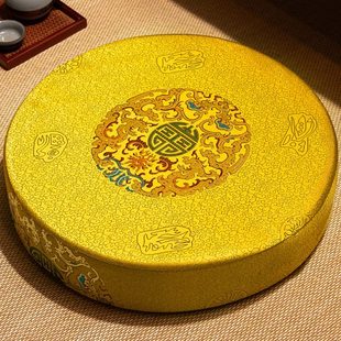 蒲团跪拜垫圆形地垫家用佛家跪垫敬茶磕头拜垫打坐禅意坐垫子加厚