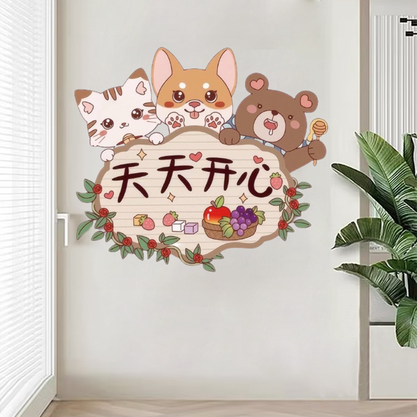 门贴自粘创意卧室木门翻新入户门